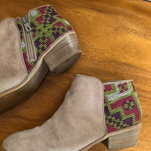 Sam Edelman Ankle Festival Boot Aztec Size 8
